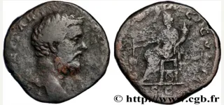 Clodio Albino!Sestercio raro y muy escaso!MBC!R2!!