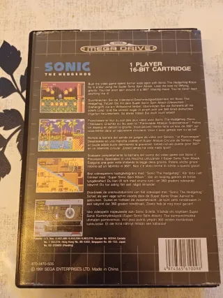 Sonic The Hedgehog Mega Drive Sega