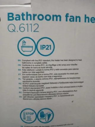 Calefactor Qilive Q.6112 Baño