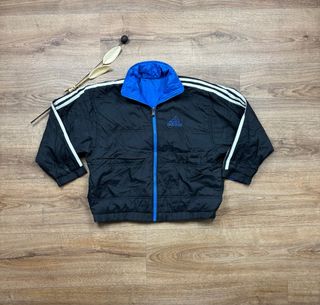 Giacca Adidas Double Face Blu/Nero