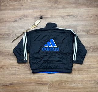Giacca Adidas Double Face Blu/Nero