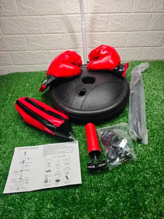 Saco de Boxeo Infantil con Guantes y Bomba