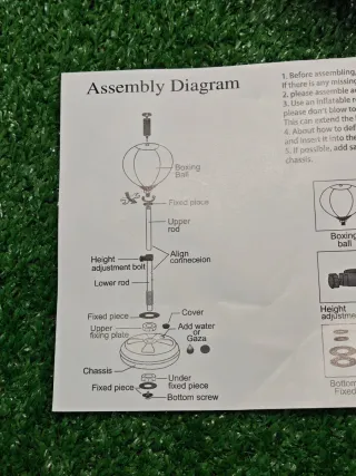 Saco de Boxeo Infantil con Guantes y Bomba