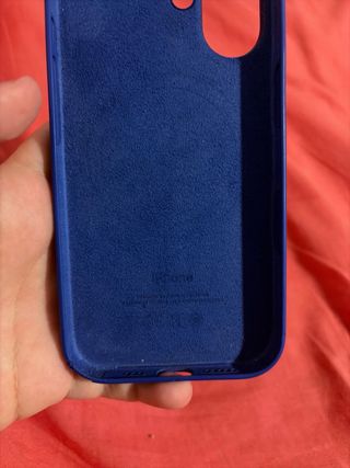 Cover iPhone 16 Blu