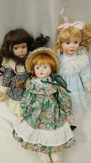 Bambole in porcellana vintage