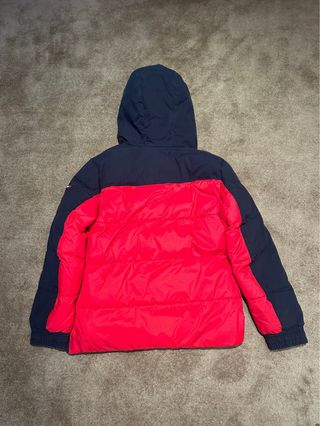 Chaqueta Tommy Hilfiger Plumas Roja y Azul