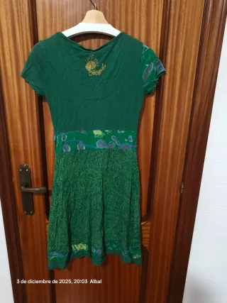 Vestido Desigual verde talla M