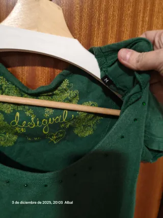 Vestido Desigual verde talla M