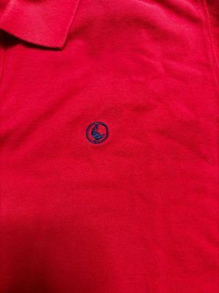 Polo Ganso Rojo Manga Corta Talla L