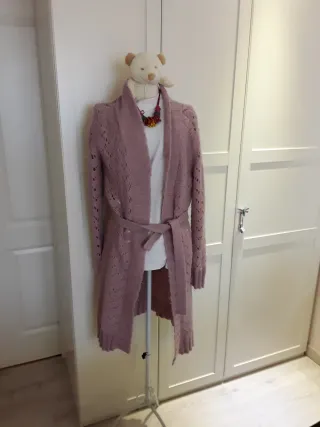 Chaqueta larga TL Tex morada talla única