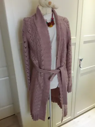 Chaqueta larga TL Tex morada talla única