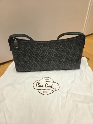 Bolso Pierre Cardin Gris Monograma