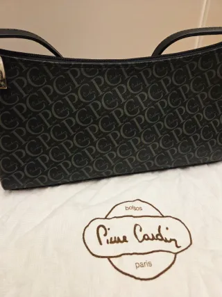 Bolso Pierre Cardin Gris Monograma