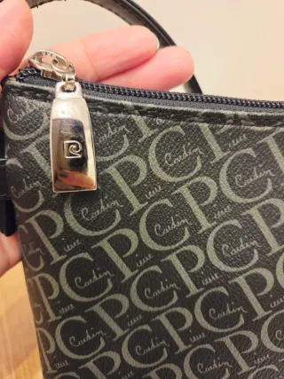 Bolso Pierre Cardin Gris Monograma