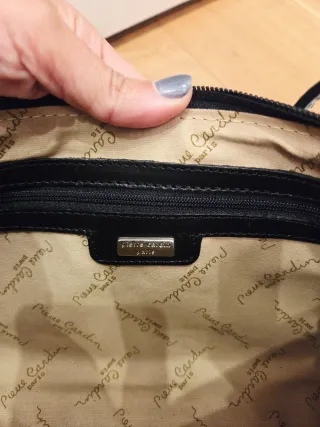 Bolso Pierre Cardin Gris Monograma