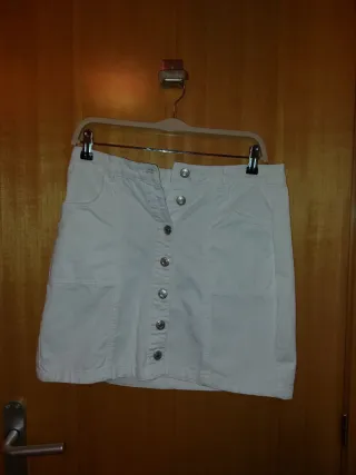 Falda blanca Corte Inglés