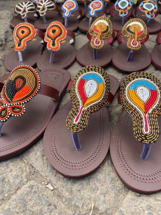 Sandalias Artesanales Kenya Hechas a Mano