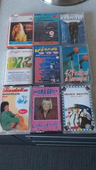 Cassette musicali compilation e Sanremo sono 58