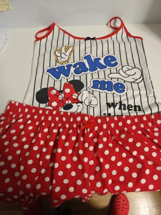 Pijama Minnie Mouse Rayas y Lunares
