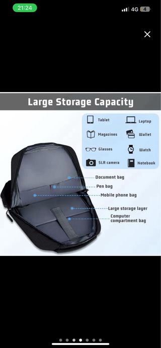 NUEVA Mochila Unisex Impermeable Portátil