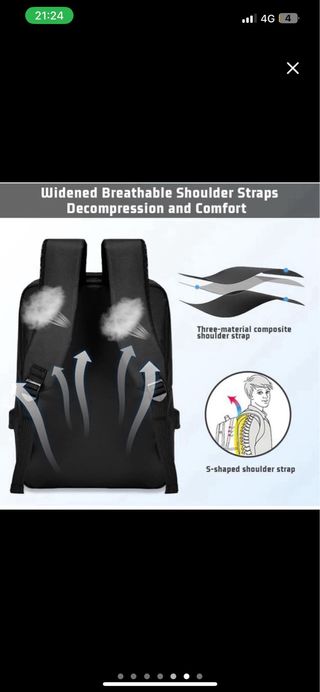 NUEVA Mochila Unisex Impermeable Portátil