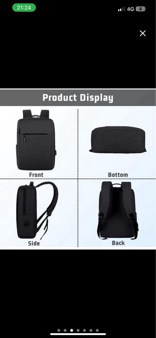 NUEVA Mochila Unisex Impermeable Portátil