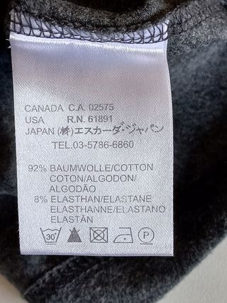 Maglione Escada con strass grigio