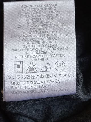 Maglione Escada con strass grigio