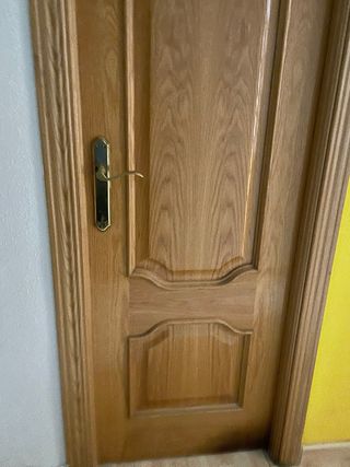 5 Puertas Interiores Color Roble