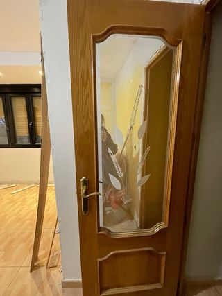 5 Puertas Interiores Color Roble