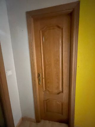 5 Puertas Interiores Color Roble