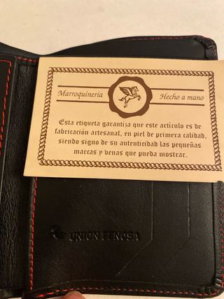 Cartera piel hombre -NUEVA-