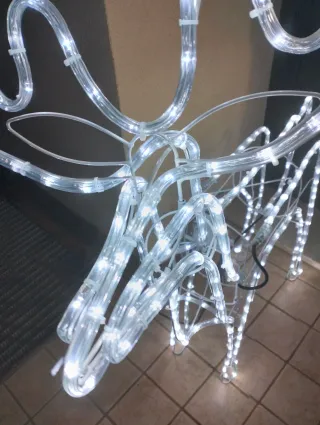 Renna Natalizia Luci Movimento