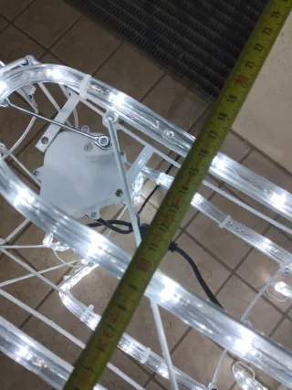 Renna Natalizia Luci Movimento