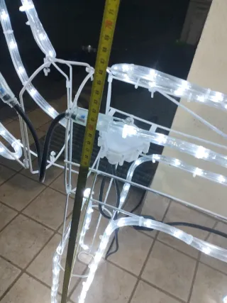 Renna Natalizia Luci Movimento