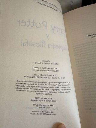 Dos Libros Harry Potter emecé