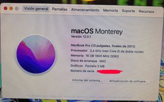 MacBook Pro 13” Finales 2011