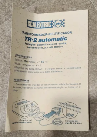Transformador Rectificador Scalextric TR-2
