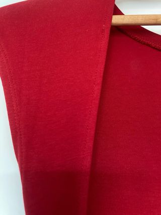 Vestido rojo espalda descubierta Talla M