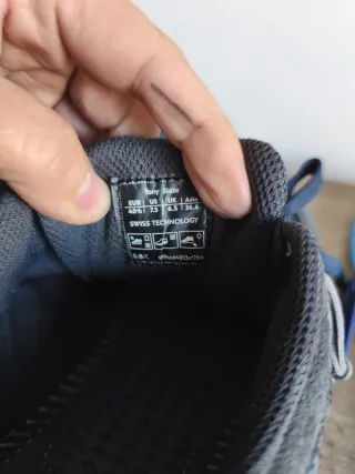 Zapatillas Joya grises y azules.unisex.solo envio