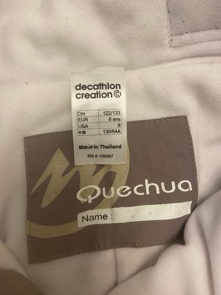 Pantalón de nieve infantil con tirantes