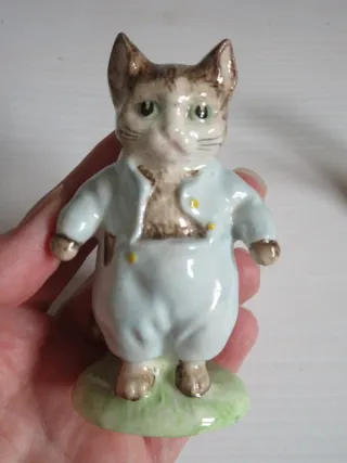 Statuetta Gatto Beatrix Potter Royal Albert 9cm