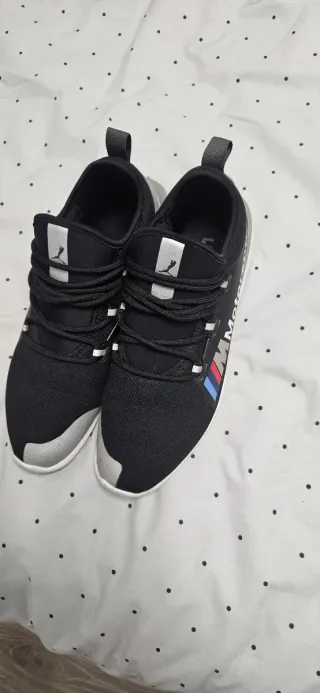 Zapatillas Puma BMW Negras y Plateadas