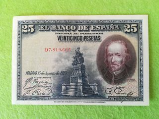 Billetes antiguos peseta Banco de España 1925 1953