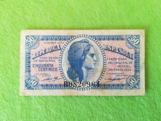 Billetes antiguos peseta Banco de España 1925 1953