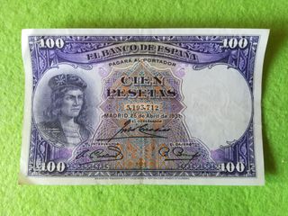 Billetes antiguos peseta Banco de España 1925 1953