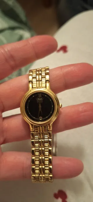 Reloj Seiko Mujer Negro/Dorado