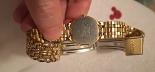 Reloj Seiko Mujer Negro/Dorado