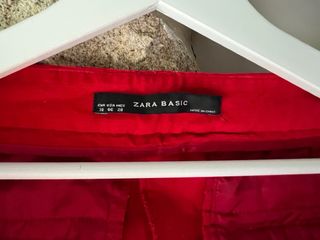 Pantalón Zara Basic Rojo