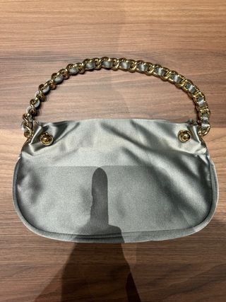 Borsa Emporio Armani donna grigio perla
